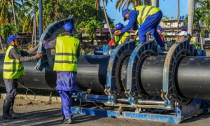 Importante obra de recursos hidráulicos en ejecución en la Avenida Boyeros